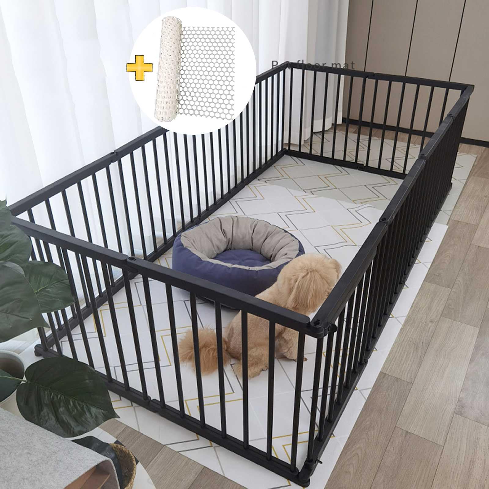Amazon | ペットゲート 犬 サークル ペットサークル 犬 サークルケージ